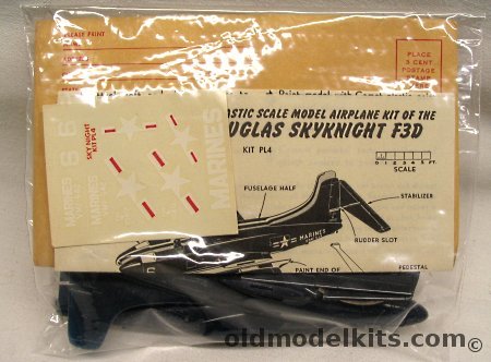 Comet 1/99 Douglas Skyknight F3D Bagged, PL4 plastic model kit